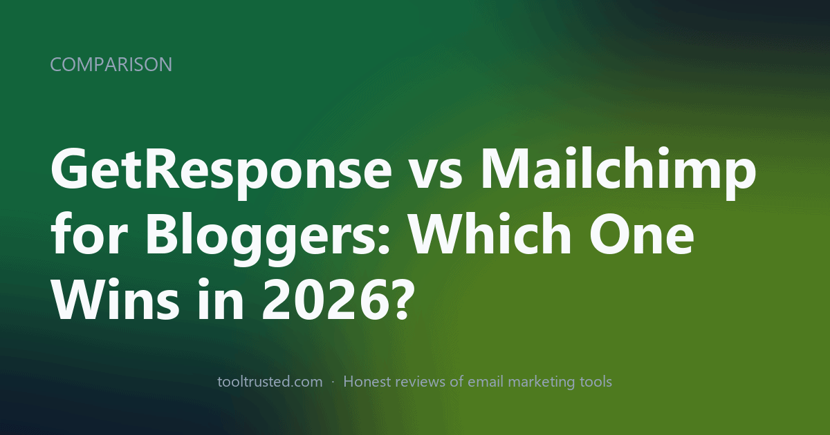 Getresponse Vs Mailchimp Blgers