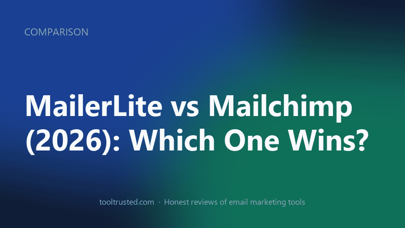 MailerLite vs Mailchimp — pricing and features compared