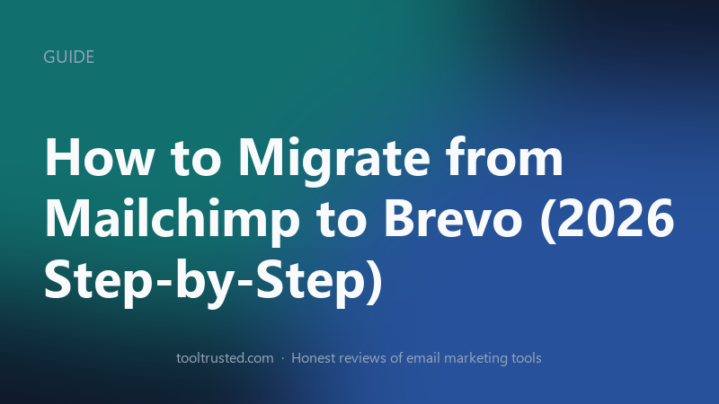 Migrate Mailchimp to Brevo — step-by-step guide