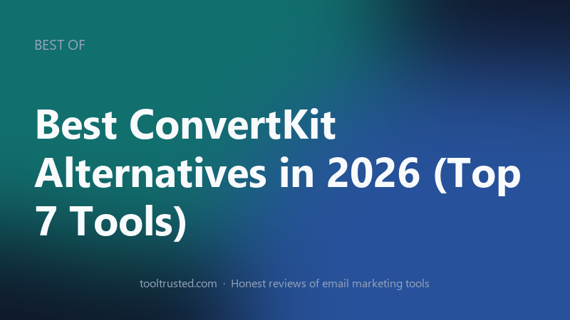 Best ConvertKit alternatives in 2026 compared at a glance
