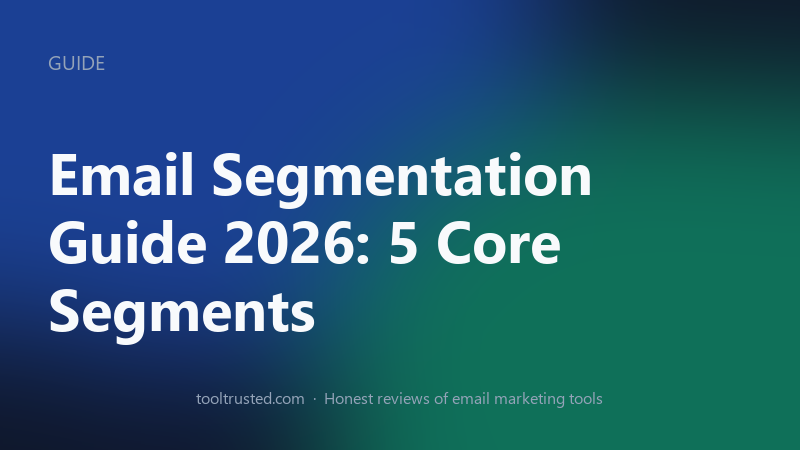 Email Segmentation Guide — a practical 2026 guide