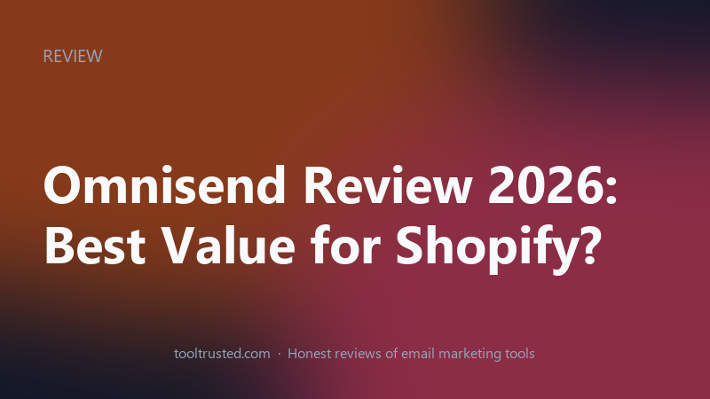 Omnisend Review 2026 — pricing, features and deliverability tested