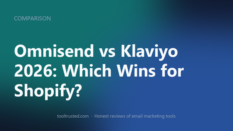 Omnisend vs Klaviyo — pricing, automation and features compared
