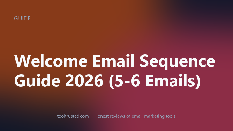 Welcome Email Sequence Guide — a practical 2026 guide